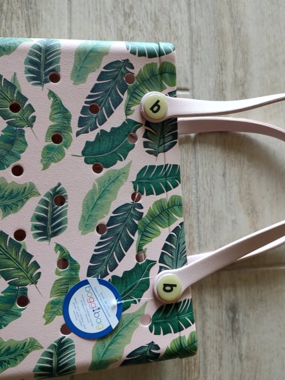 bogg bag palm print medium